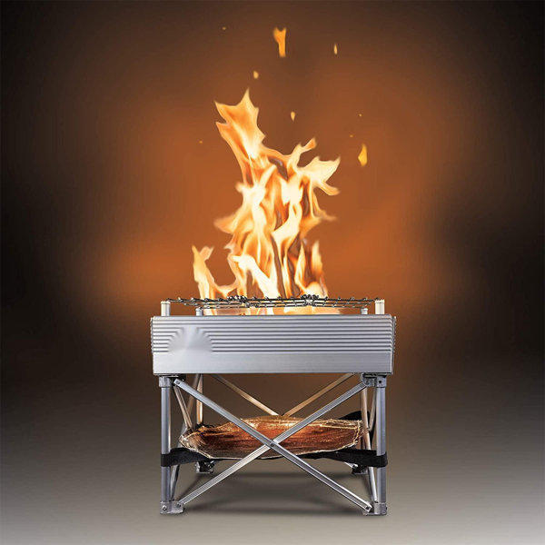 Rosecliff Heights AmeliaMai 11'' H x 12'' W Aluminum Outdoor Fire Pit